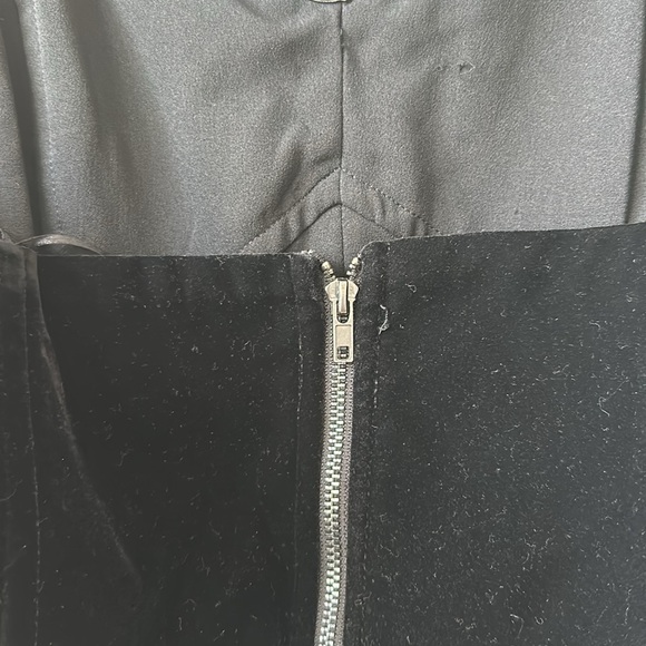 NWT Adelyn Rae BLACK Hayden Strapless Velvet Evening Cocktail Jumpsuit Small - Picture 7 of 9